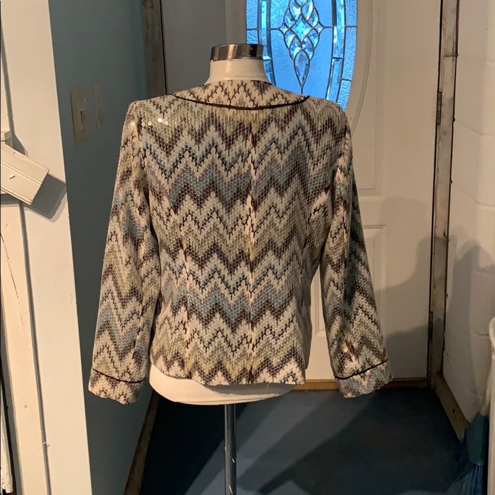 Sequin pattern jacket - Picture 2 of 2